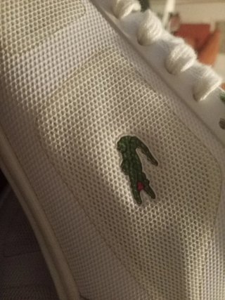 Zapatillas Lacoste Blancas y Verdes originales
