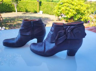 Botines Frida Talla 37 marrón