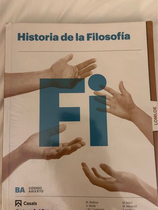 Libro Historia de la Filosofía CASALS