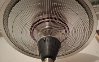 Estufa Eléctrica Exterior Tipo Seta
