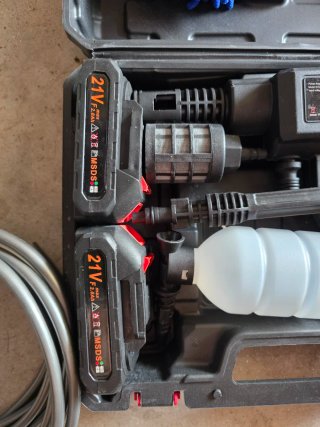 Hidrolimpiadora Portátil 21V a Batería