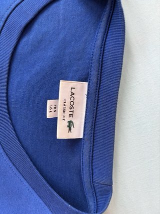 Camiseta Lacoste Azul