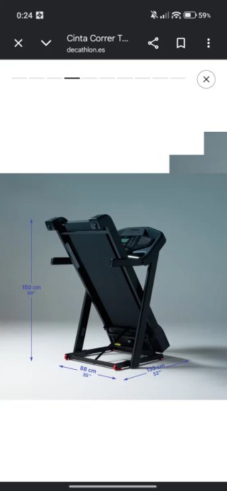 Cinta de Correr Decathlon domyos t900