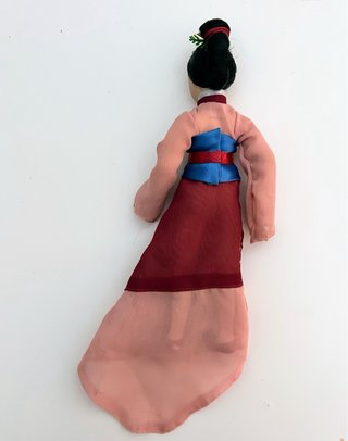 Muñeca Mulan Disney Vintage Cerámica