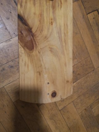 Jamonero de madera con soporte