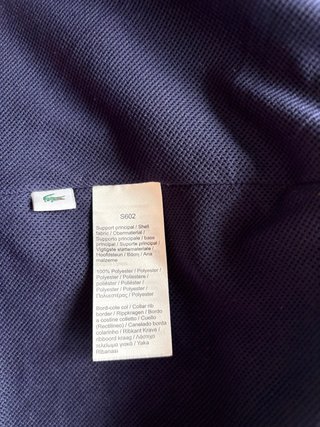 Chaqueta Cortavientos Lacoste Azul y Blanco