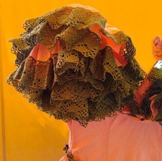 Precioso traje de baile volantes hecho a medida