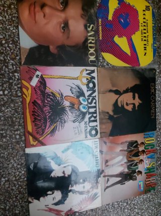 Lote coleccion Vinilos Pop Rock: Sardou, Mecano