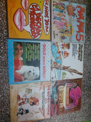 Lote coleccion Vinilos Pop Rock: Sardou, Mecano