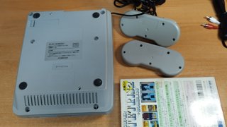 Super Famicom con 2 mandos y Tetris 2
