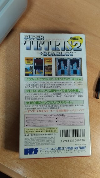 Super Famicom con 2 mandos y Tetris 2