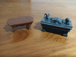 Mobiliario y sala jardín HeroQuest Hasbro