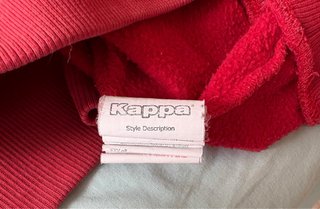 Sudadera Kappa Roja con Logo
