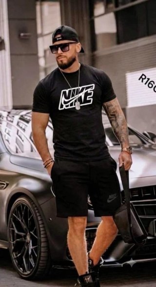 Conjunto Verano Nike Negro