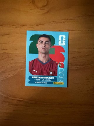 Cromos Cristiano Ronaldo y Messi Mundial 2026
