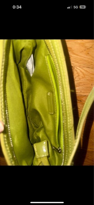 Bolso de hombro Stradivarius verde