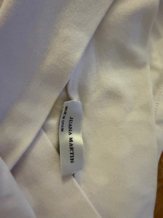 Sudadera Juana Martin Talla Única Blanca