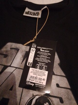 Camiseta Star Wars Negra