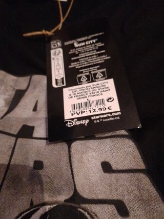 Camiseta Star Wars Negra