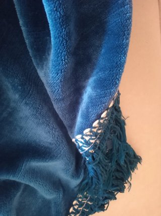 Mantel tejido crochet blanco