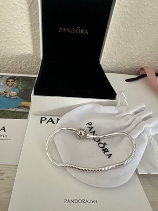 Pulsera Pandora Plata 925 con cierre de bola