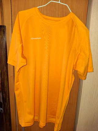 2 Camisetas Camuflaje y Naranja, Talla M