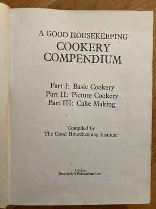 A Good Housekeeping Cookery Compendium