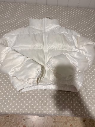 Chaqueta acolchada blanca