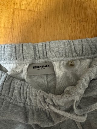 Pantalones Essentials Gris Talla S