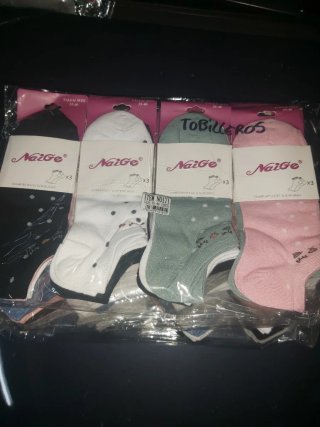 Calcetines invisibles PESAIL talla 35-40 (12 pares