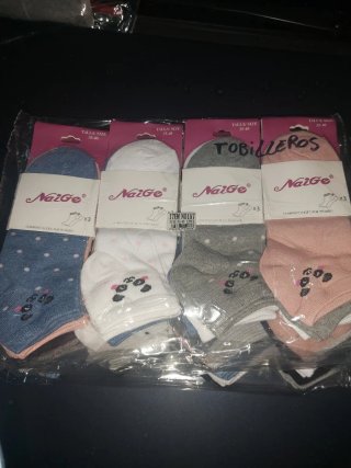 Calcetines invisibles PESAIL talla 35-40 (12 pares