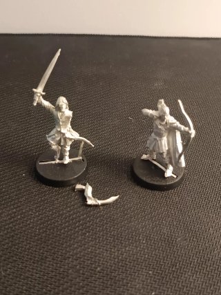 ESDLA Aragorn y Legolas warhammer