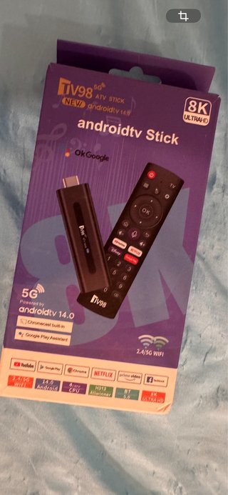 Tiv98 Android TV Stick 8K Ultra HD