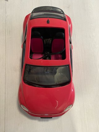 Coche Barbie Volkswagen Escarabajo Rojo