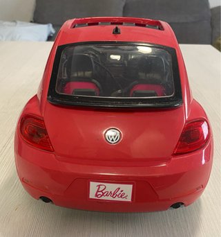 Coche Barbie Volkswagen Escarabajo Rojo