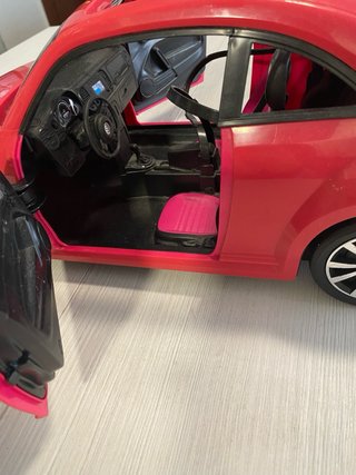 Coche Barbie Volkswagen Escarabajo Rojo