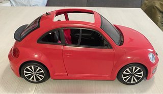 Coche Barbie Volkswagen Escarabajo Rojo