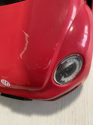 Coche Barbie Volkswagen Escarabajo Rojo
