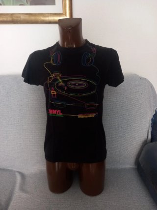 Camiseta Negra "Cedar Wood State" talla S.