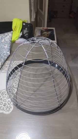 Cubre brasero antichispa metálico y cristal