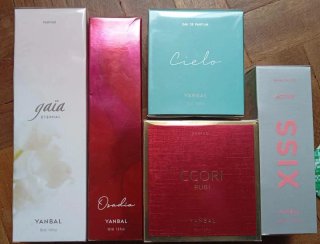 Lote 5 Perfumes Yanbal Gaia, Osadia, Cielo, CCORI,