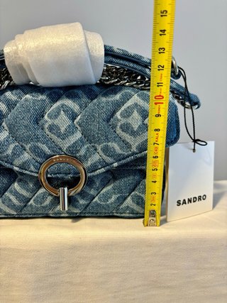 Bolso Yza Denim Sandro