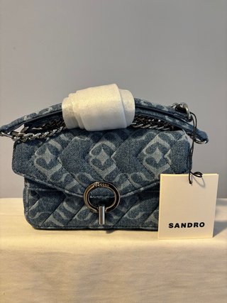 Bolso Yza Denim Sandro