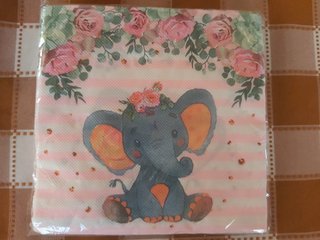 Guardanapos Baby Elefante