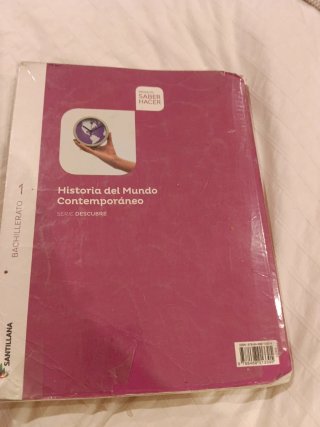 Historia del mundo contemporáneo, 1 bachillerato