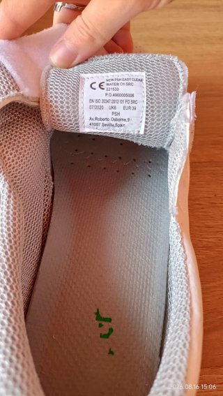 Zapatos Sanitarios Blancos Talla 39