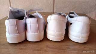 Zapatos Sanitarios Blancos Talla 39