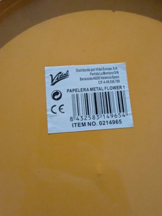 Cestos de plástico decorativos