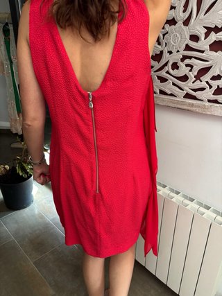 Vestido elegante rojo de verano