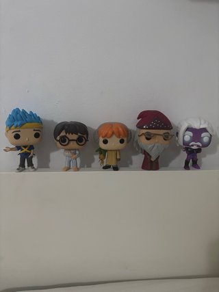 Funko Pop Harry Potter y Fortnite buen estado